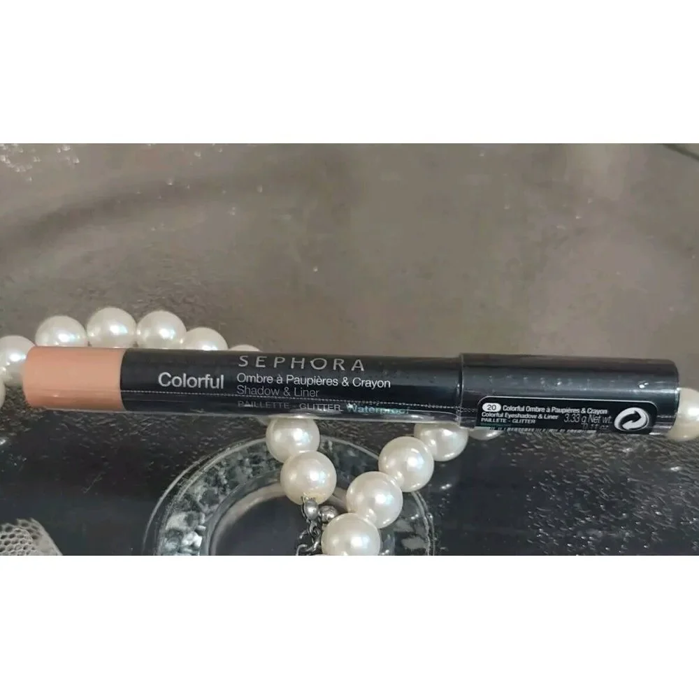 Sephora Colorful Shadow and Liner Waterproof‎ Glitter pencil 20.